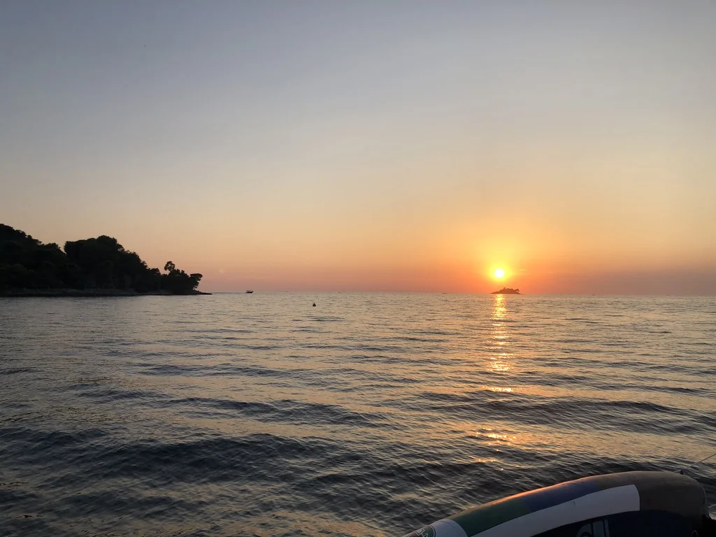 Segelmoment Kroatien